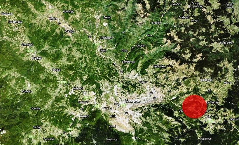 pale lokacija mapa