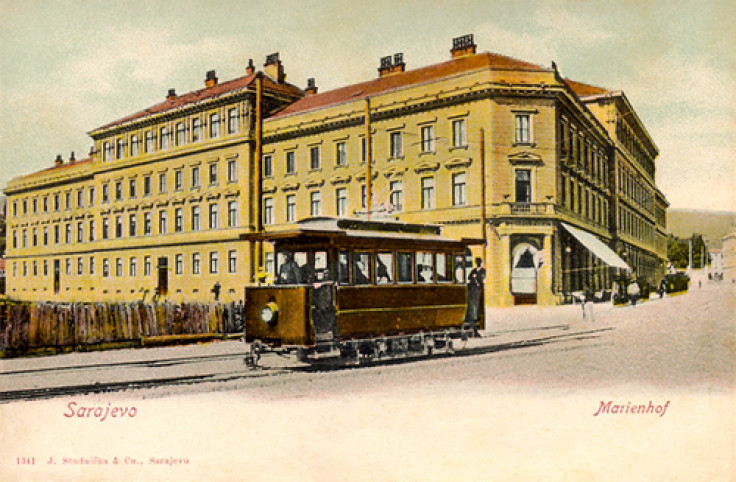 elektricni tramvaj sarajevo razglednica