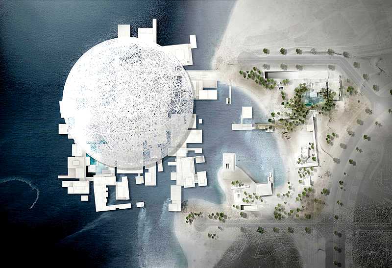 Louvre Abu Dhabi site plan