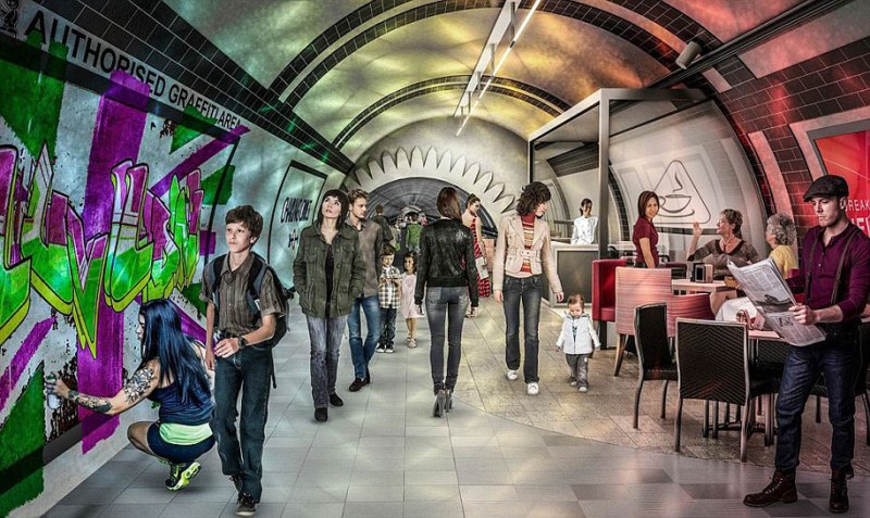 london bicycle-pedestrian-tunnels