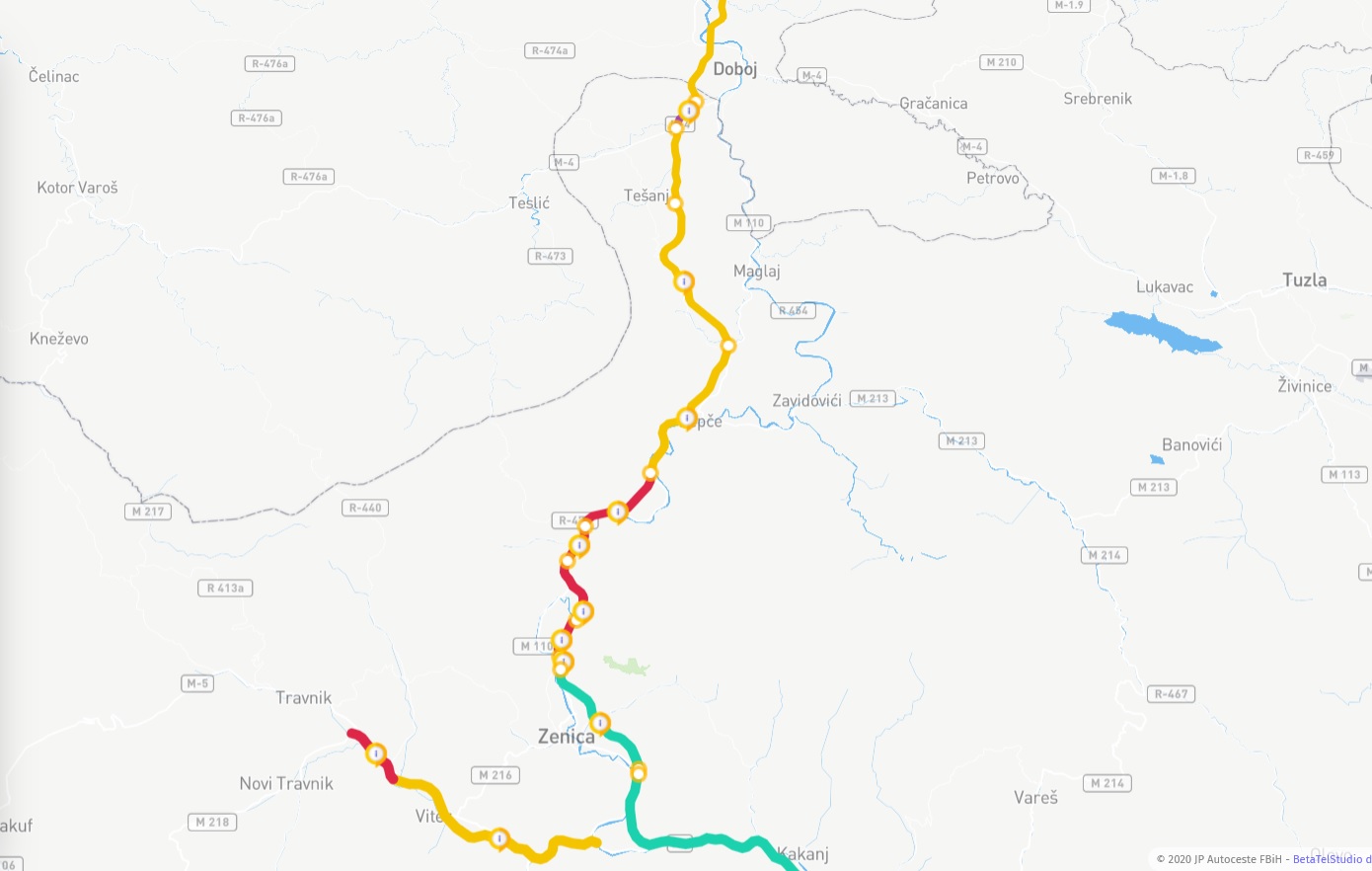 koridor5c mapa sjever