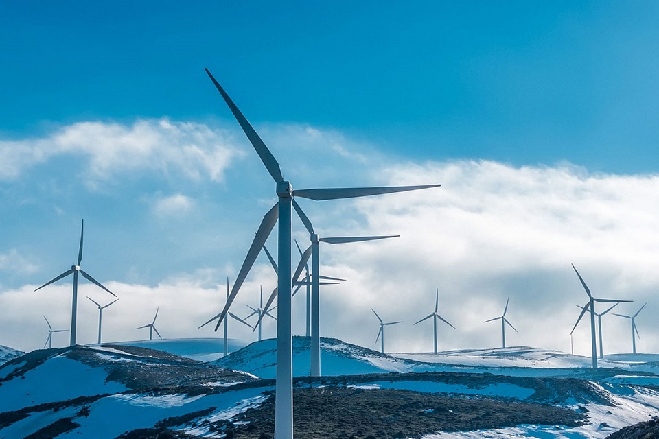 vjetro turbine ilustracija